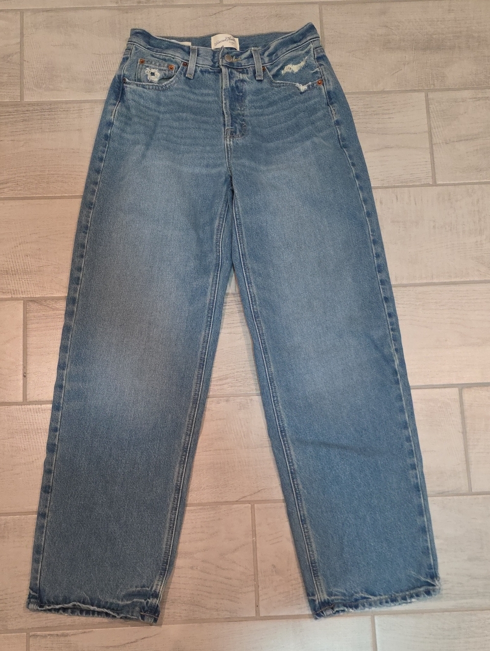 Universal Thread Mid Rise 90s Baggy Womens Size 2 Button Fly